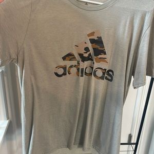 Tan Camo Adidas T-Shirt
